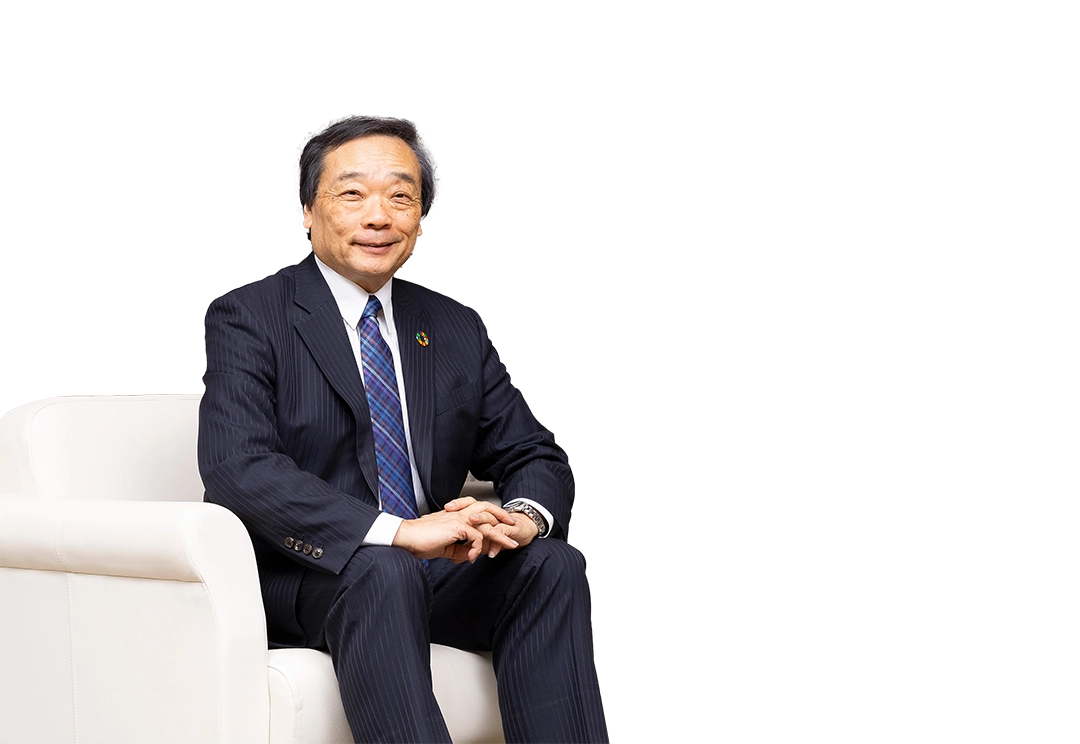 A photo of the CEO